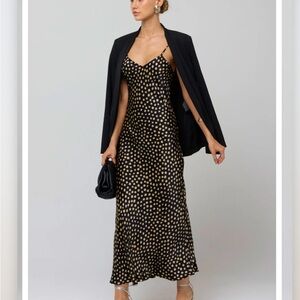 Bias cut maxi dress